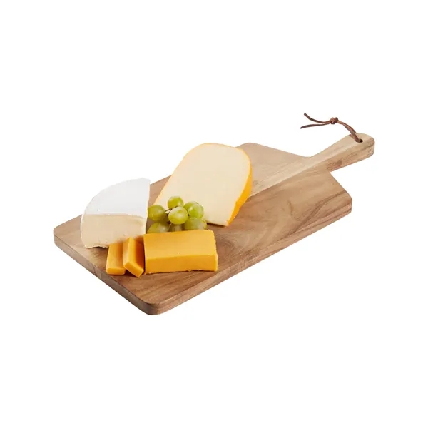 Cheese board with a handle, leather hanging loop, and knife-friendly surface.... from ASI 79530 Prime Line