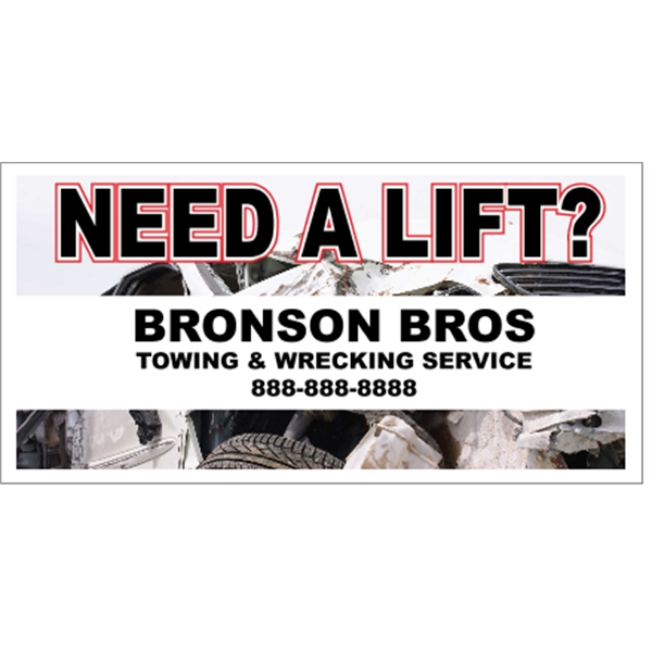 48" x 24" corrugated sign with four color process printing... from ASI 89910 Stouse, LLC