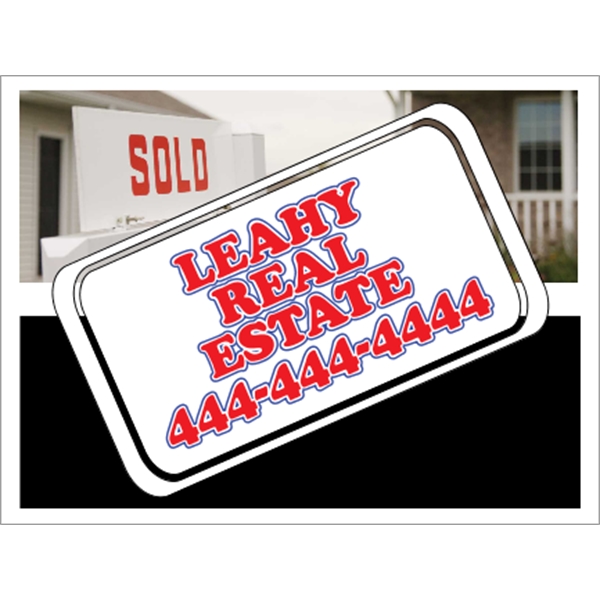 48" x 36" corrugated sign with four color process printing... from ASI 89910 Stouse, LLC