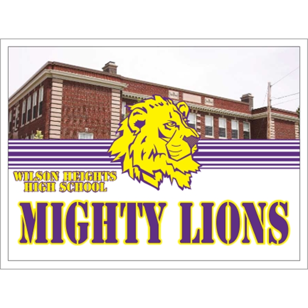 48" x 36" corrugated sign with four color process printing... from ASI 89910 Stouse, LLC