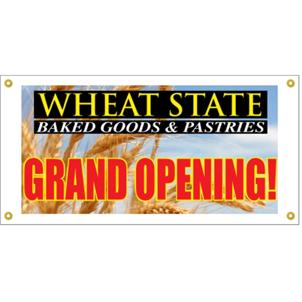 4' x 2' reinforced vinyl banner with four color process printing... from ASI 89910 Stouse, LLC