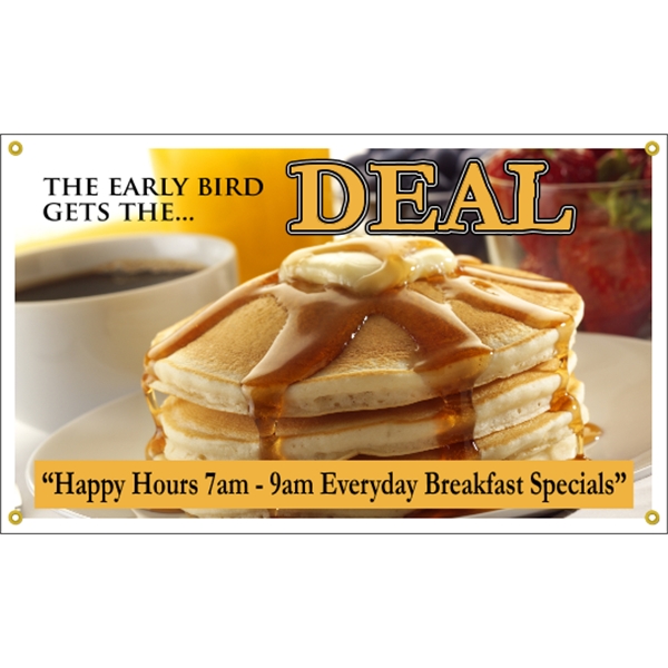 5' x 3' reinforced vinyl banner with four color process printing... from ASI 89910 Stouse, LLC