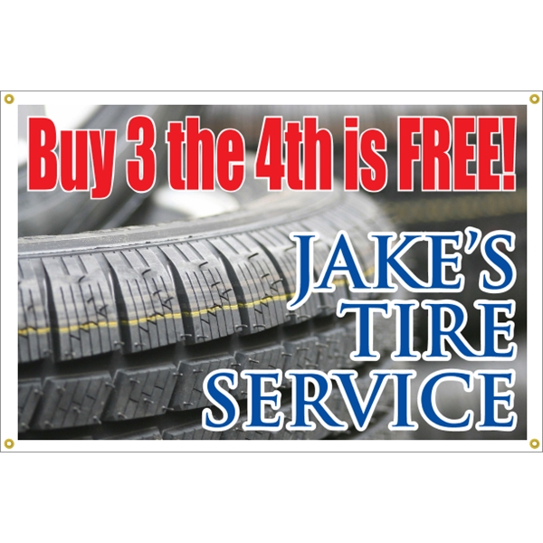 6' x 4' reinforced vinyl banner with four color process printing... from ASI 89910 Stouse, LLC