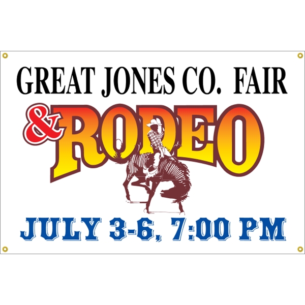 6' x 4' reinforced vinyl banner with four color process printing... from ASI 89910 Stouse, LLC