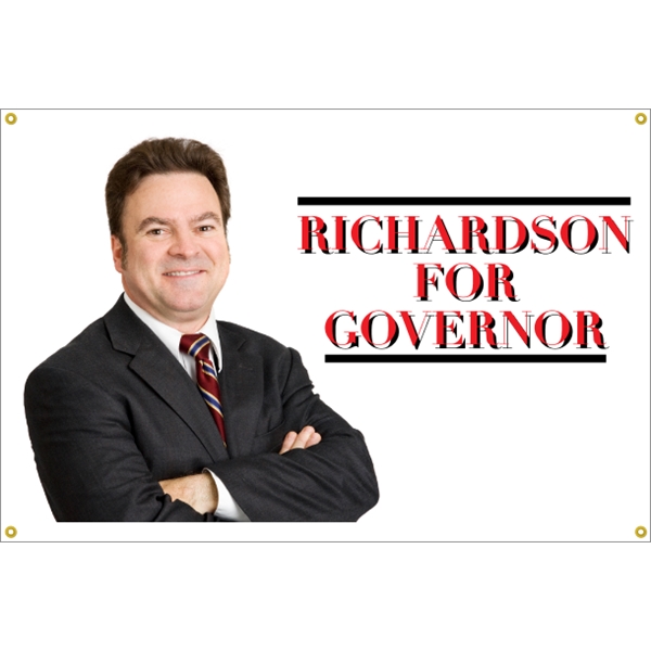 6' x 4' reinforced vinyl banner with four color process printing... from ASI 89910 Stouse, LLC