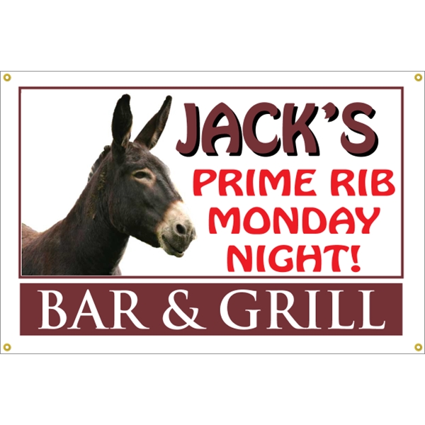 6' x 4' reinforced vinyl banner with four color process printing... from ASI 89910 Stouse, LLC