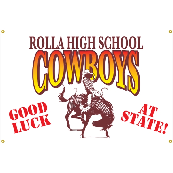 6' x 4' reinforced vinyl banner with four color process printing... from ASI 89910 Stouse, LLC