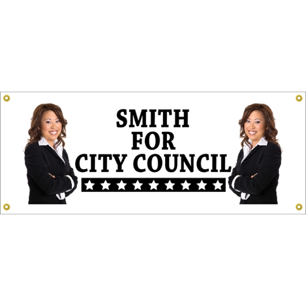 5' x 2' reinforced vinyl banner with four color process printing... from ASI 89910 Stouse, LLC