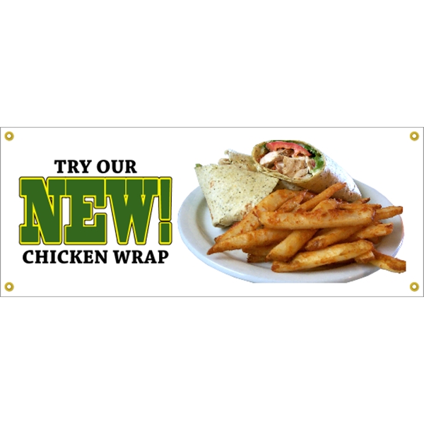 5' x 2' reinforced vinyl banner with four color process printing... from ASI 89910 Stouse, LLC