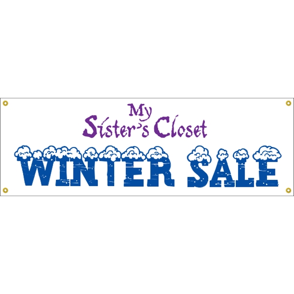 6' x 2' reinforced vinyl banner with four color process printing... from ASI 89910 Stouse, LLC