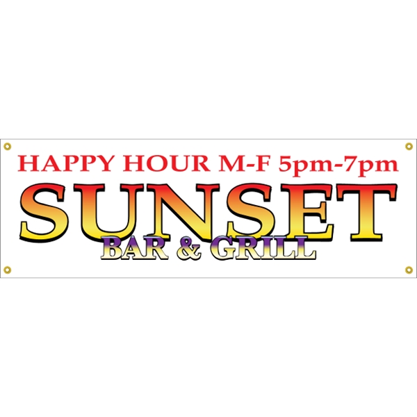 6' x 2' reinforced vinyl banner with four color process printing... from ASI 89910 Stouse, LLC