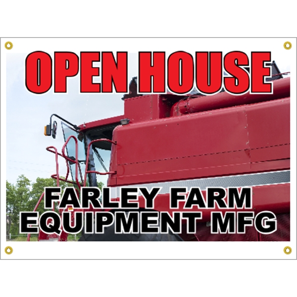 4' x 3' reinforced vinyl banner with four color process printing... from ASI 89910 Stouse, LLC