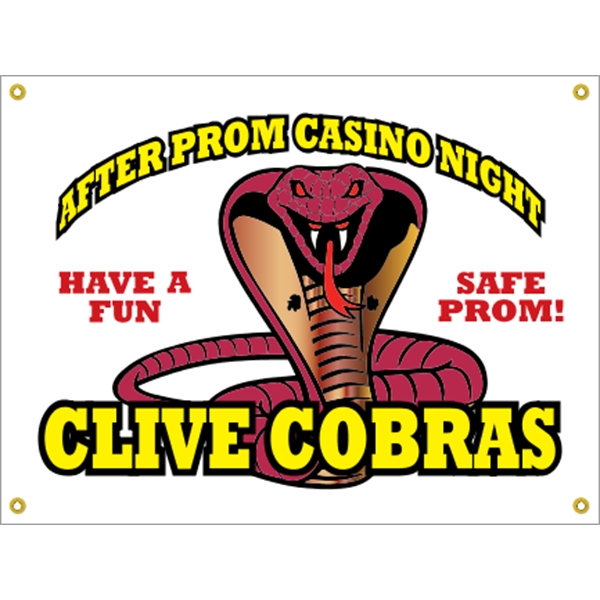 4' x 3' reinforced vinyl banner with four color process printing... from ASI 89910 Stouse, LLC