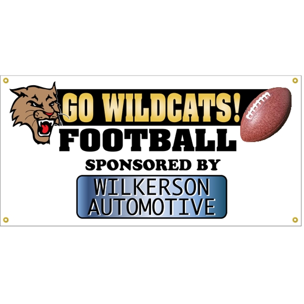 6' x 3' reinforced vinyl banner with four color process printing... from ASI 89910 Stouse, LLC