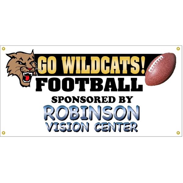 6' x 3' reinforced vinyl banner with four color process printing... from ASI 89910 Stouse, LLC