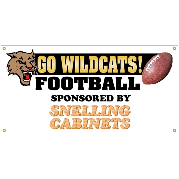 6' x 3' reinforced vinyl banner with four color process printing... from ASI 89910 Stouse, LLC