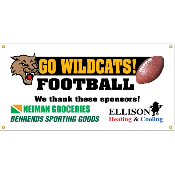 6' x 3' reinforced vinyl banner with four color process printing... from ASI 89910 Stouse, LLC