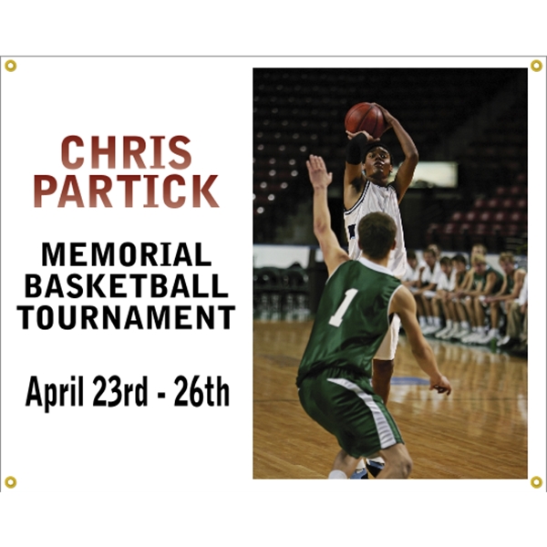 5' x 4' reinforced vinyl banner with four color process printing... from ASI 89910 Stouse, LLC