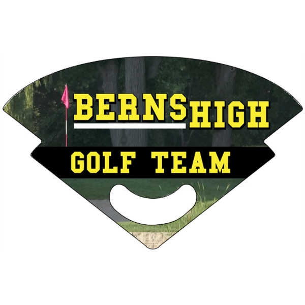 8" x 5.125"  rally hand fan with stick-less design and... from ASI 89910 Stouse, LLC