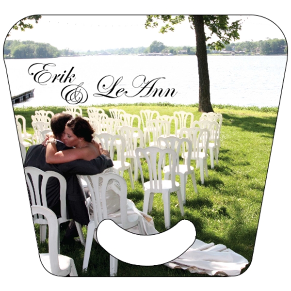 6.625" x 6.125"  rally hand fan with stick-less design and... from ASI 89910 Stouse, LLC