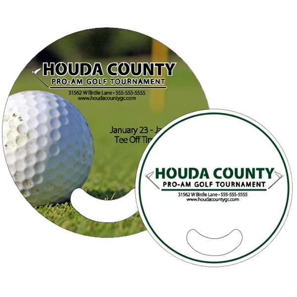 6.625"  rally hand fan with stick-less design and four color... from ASI 89910 Stouse, LLC