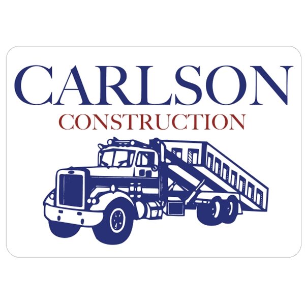 14" x 10" white polyethylene sign; suitable for indoor and outdoor... from ASI 89910 Stouse, LLC