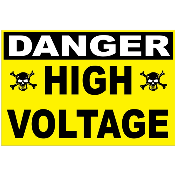 18" x 12" white polyethylene sign; suitable for indoor and outdoor... from ASI 89910 Stouse, LLC