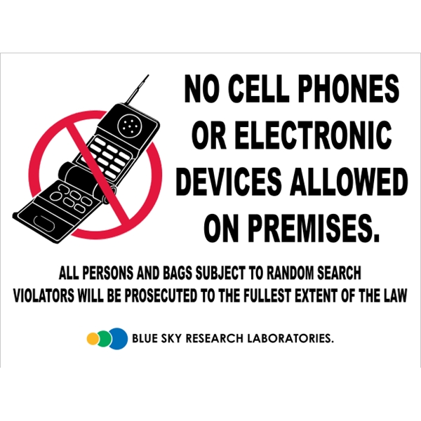 24" x 18" white polyethylene sign; suitable for indoor and outdoor... from ASI 89910 Stouse, LLC