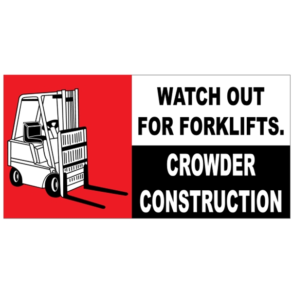 8" x 4" white polyethylene sign; suitable for indoor and outdoor... from ASI 89910 Stouse, LLC