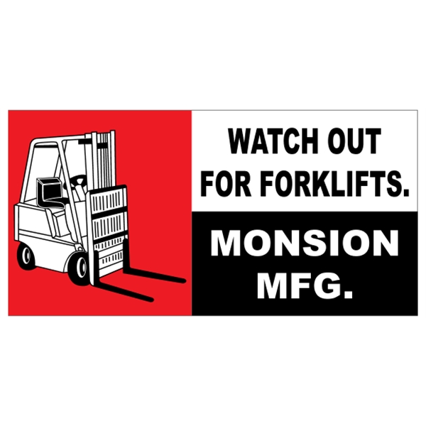 8" x 4" white polyethylene sign; suitable for indoor and outdoor... from ASI 89910 Stouse, LLC