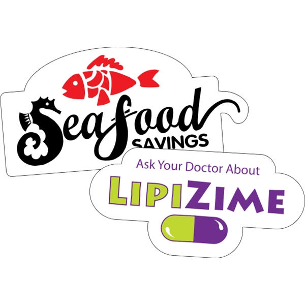 Custom white vinyl floor decals are acceptable for tile, linoleum and... from ASI 89910 Stouse, LLC