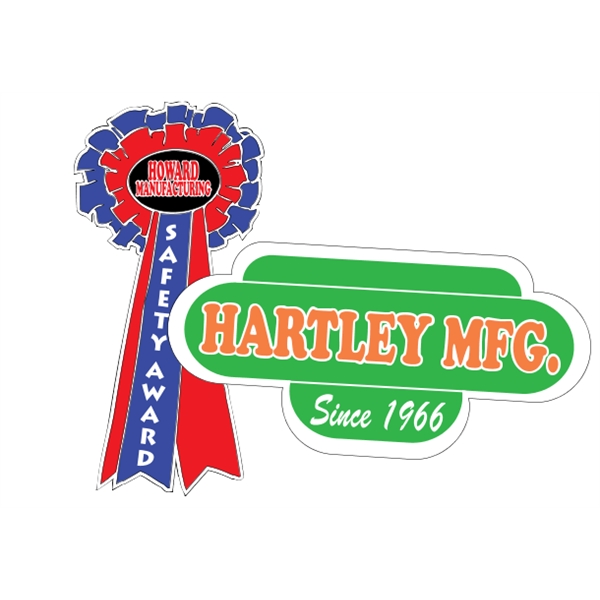 Custom white vinyl floor decals are acceptable for tile, linoleum and... from ASI 89910 Stouse, LLC