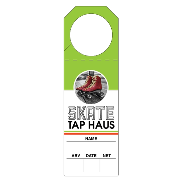 2.25" x 7" bottle tag made of .010" thick tag stock... from ASI 89910 Stouse, LLC