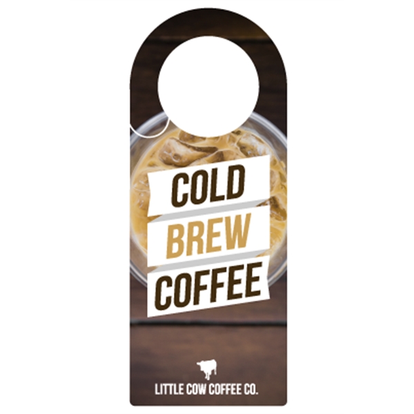 2.125" x 5.375" bottle tag made of .010" thick gloss white... from ASI 89910 Stouse, LLC