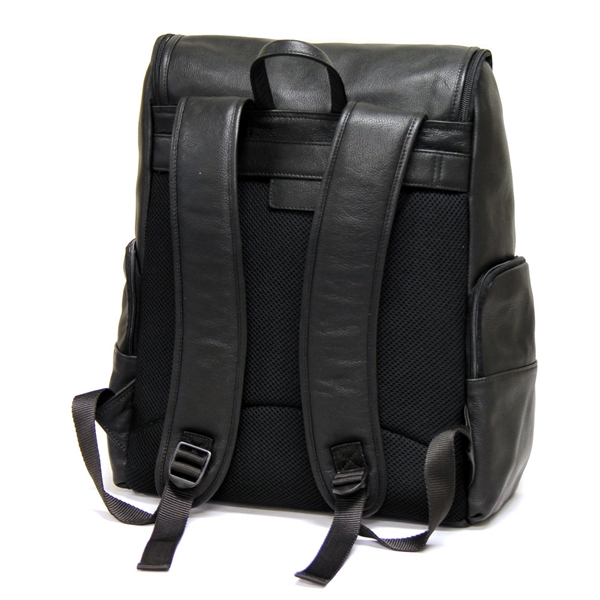 Done In rich supple nappa leather, this executive backpack is crafted... from ASI 79384 Preferred Nation Inc