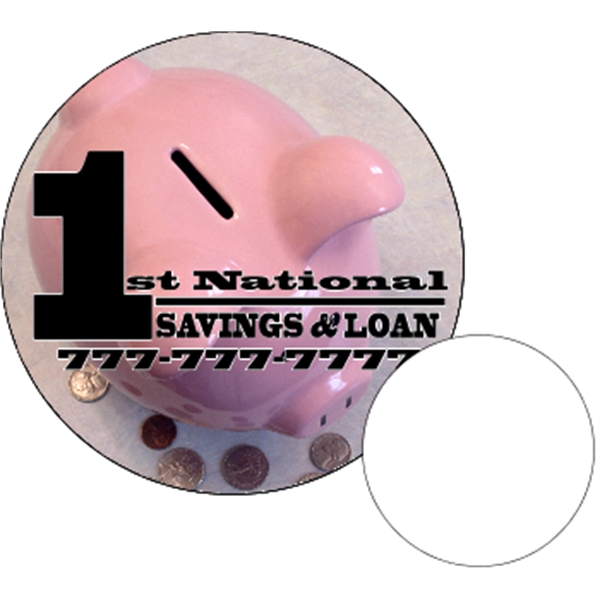 3.75" circle shaped coaster made of .035" or .055" thick paperboard;... from ASI 89910 Stouse, LLC