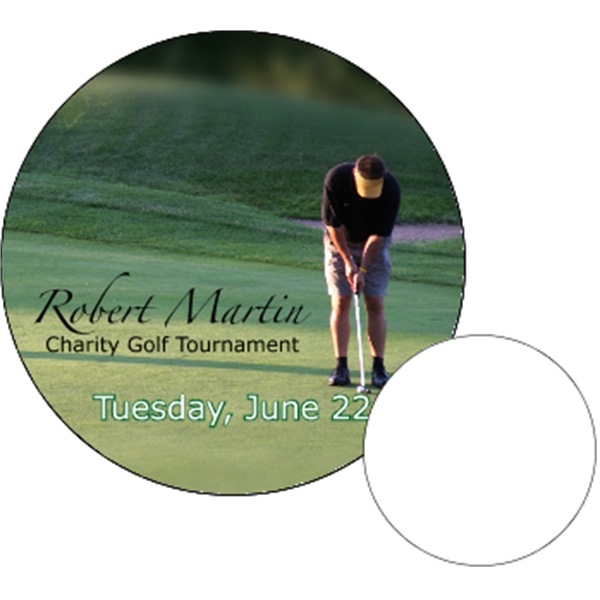 3.75" circle shaped coaster made of .035" or .055" thick paperboard;... from ASI 89910 Stouse, LLC