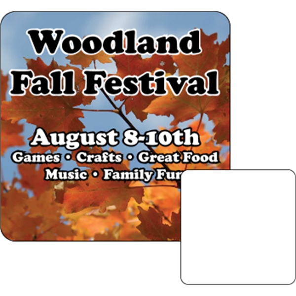 Square shaped beverage coaster made of .035" or .055" thick paperboard;... from ASI 89910 Stouse, LLC