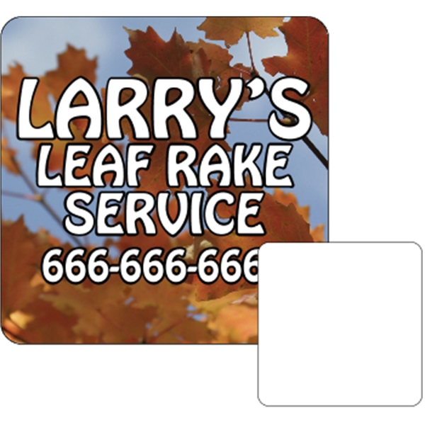 Square shaped beverage coaster made of .035" or .055" thick paperboard;... from ASI 89910 Stouse, LLC