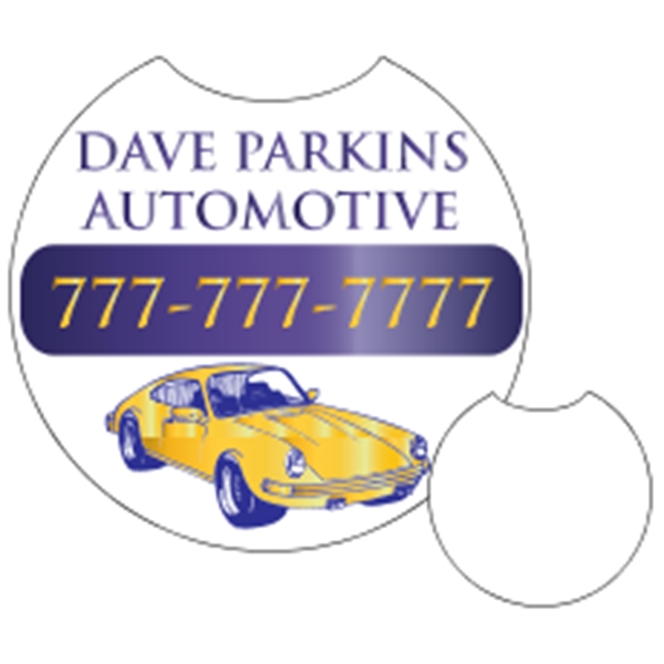 2.5" round cup holder paperboard coaster with four color imprinting.... from ASI 89910 Stouse, LLC