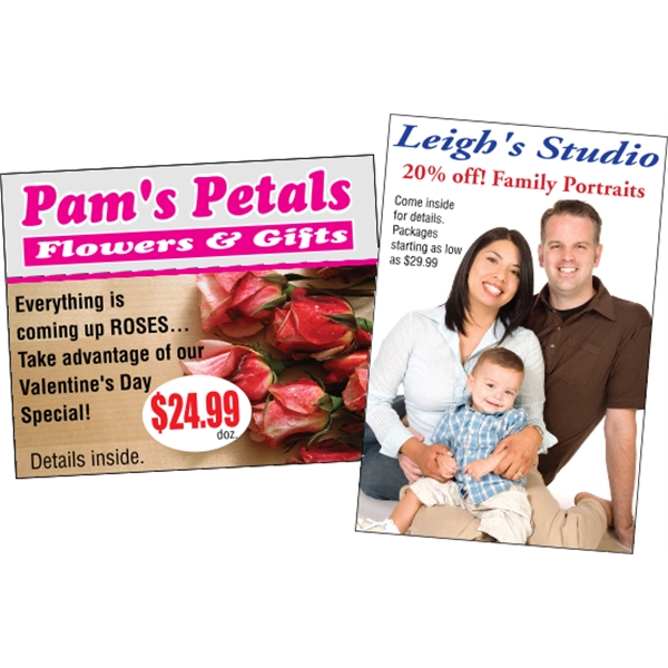 Extra large window decals are 4-color process printed and are perfect... from ASI 89910 Stouse, LLC