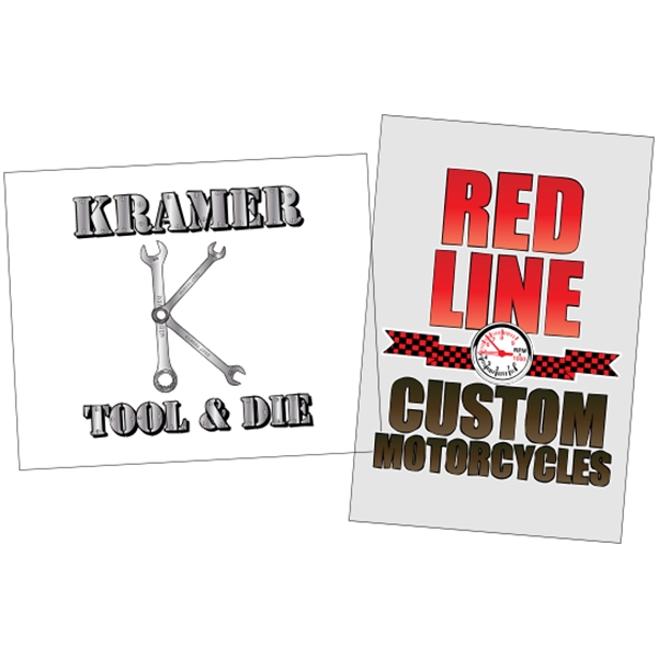 Extra large window decals are 4-color process printed and are perfect... from ASI 89910 Stouse, LLC