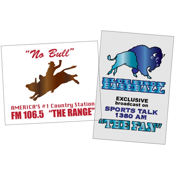 Extra large window decals are 4-color process printed and are perfect... from ASI 89910 Stouse, LLC