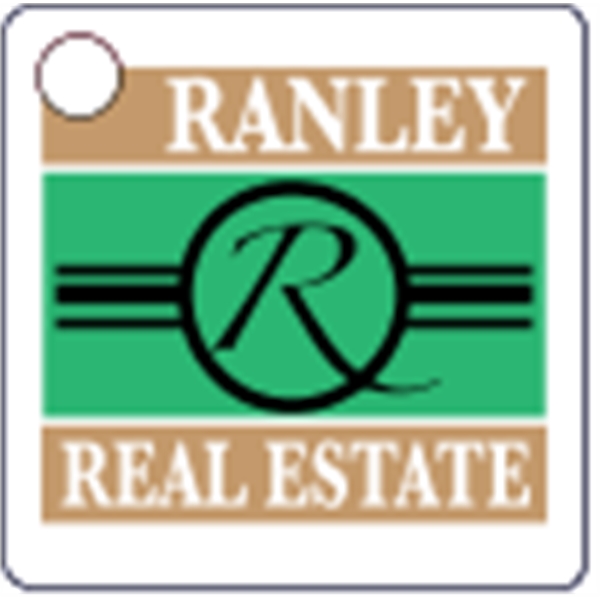 Square shaped mini key tag made of .055" polyethylene with customization.... from ASI 89910 Stouse, LLC