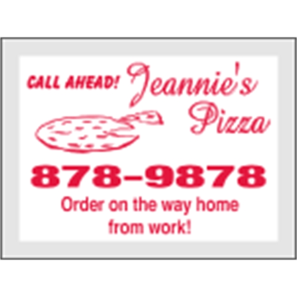 2" x 1.5" pen receptive clear static decals that stick to... from ASI 89910 Stouse, LLC