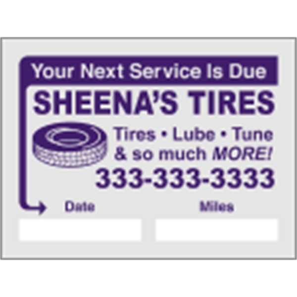 2" x 1.5" pen receptive clear static decals that stick to... from ASI 89910 Stouse, LLC