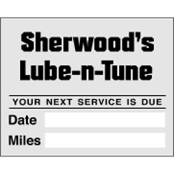 2.5" x 2" pen receptive decals sold individually; features clear static... from ASI 89910 Stouse, LLC