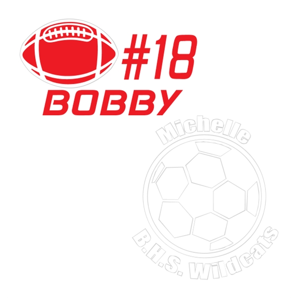 These Personalized Pro-Cut Decals are overlaminated with semi-transparent pre-masking for easy... from ASI 89910 Stouse, LLC