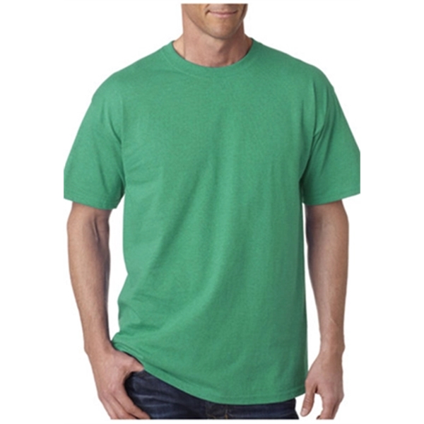 Gildan Pre-shrunk T-shirt with double-needles sleeves and hem as well as... from ASI 39552 BEL Promo