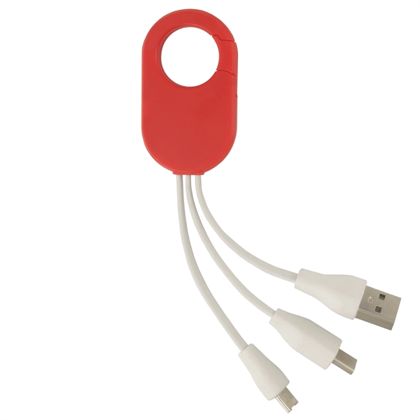 3-1 Charging Cable with Carabiner... from ASI 93520 Ventura Inc